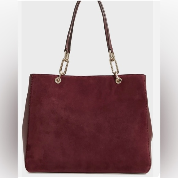 KATE SPADE KELLEN ROBSON LANE SHOULDER BAG HANDBAG - DEEP WINE - Picture 2 of 8